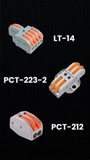 LT-14 vs PCT-223-2 vs PCT-212 | Quick Wire Connector Comparison#techshorts #connectors