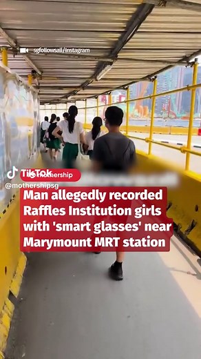 The Singapore Police Force told Mothership that it is investigating the incident. Parenting advice blog Singapore Parents also posted about the incident on Instagram and pointed out a possible pinhole camera lens embedded in the rim of the man’s glasses. #mothershipnews #tiktoksg #singapore