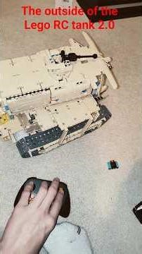 The outside of the Lego RC tank 2.0 and how it works. #legotechnic #legovehicle