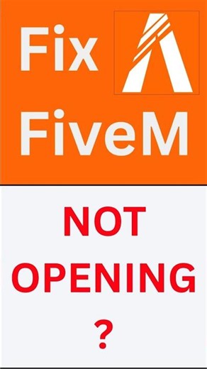Fix FiveM Not Opening in Minutes #shorts