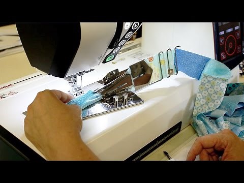 Daydreamer Quilt Part 3 - Using the Janome Quilt Binder Set to Add Binding on the Janome 12000