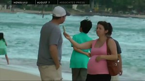 Strong Winds Ahead of Hurricane Iselle