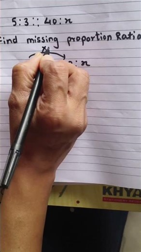 find missing proporation ratio