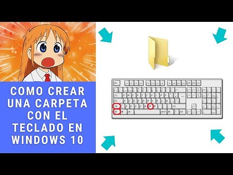 Como crear una Carpeta con el teclado en Windows 10, Súper Fácil
