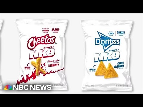 Doritos and Cheetos go 'naked' with removal of artificial dyes and flavors