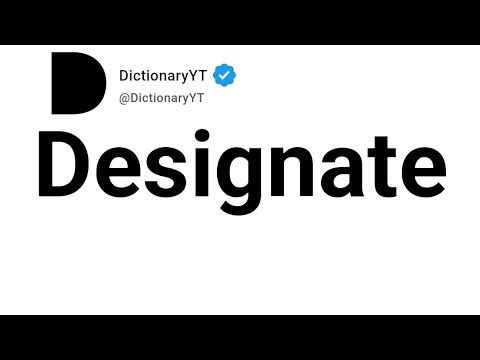 Designate Synonyms | Thesaurus | Similar Words