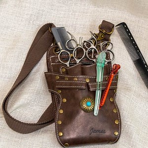 Hairstylist Must-Have - Keep your hairdressing tools within reach with our customizable waist bag. | Callie Gifts