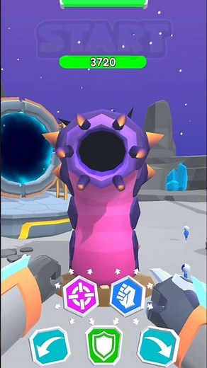 Mechangelion vs Giant Alien Worm 🔥 Epic Robot Battle Gameplay | Trending Viral #Shorts