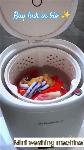 😍Fully Automatic Mini Washer & Spin Dryer | Laundry in Minutes!#miniwashingmachine #gadgetsgrove