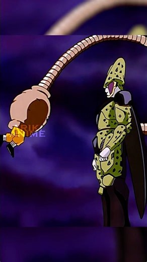 Cell Tries To Absorb Goku!