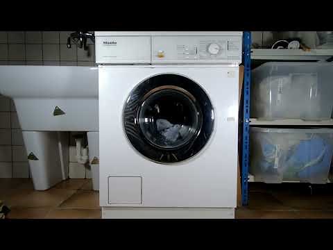 Miele W828 washing machine, full cycle, ASMR
