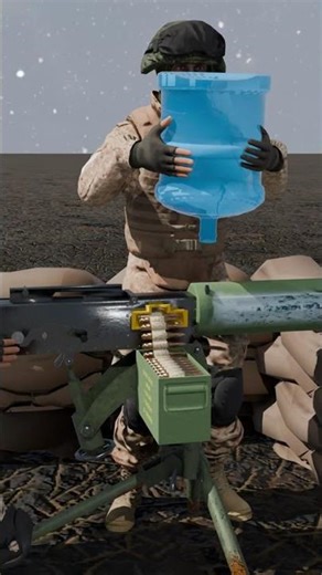 How The British Vickers Machine gun works