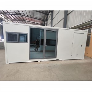[Hot Item] Foldable Prefab Cabin Office Reception Steel Insulated Assemble Mobile Container