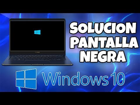 COMO SOLUCIONAR PANTALLA NEGRA DE WINDOWS 10 AL INICIAR Y COMO RESTAURAR EL ESCRITORIO DE WINDOWS 10