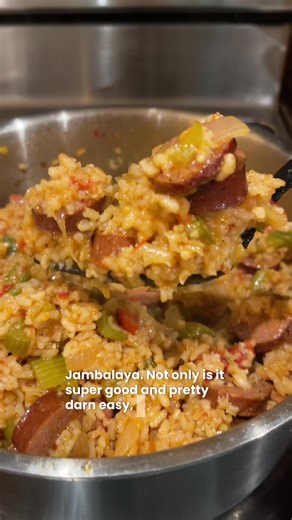 Jambalaya recipe!!!!! Ingredients (can adjust to make smaller batch): 28 oz andouille sausage 1 yellow onion 2 green bell peppers Celery (idk how much I used 😭) 1 can diced tomatoes 2 tbsp jarred garlic Cajun/creole seasoning 4 cups chicken broth 2 cups rice Louisiana hot sauce #glutenfreerunner #jambalaya #glutenfreerecipe #cookwithme #dinnerideas