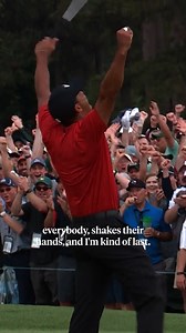 Joe LaCava recounts standing on No. 18 green with Tiger Woods in the 2019 Masters. Watch: https://www.youtube.com/watch?v=eWJXNYysXzU&t=5s | Masters Tournament