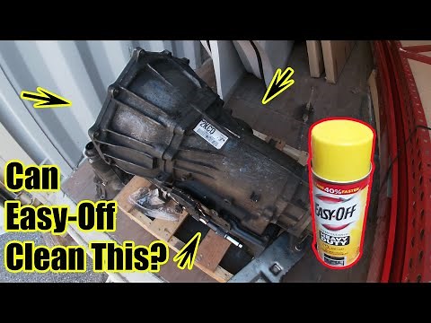 Using Easy-Off Oven Cleaner to Clean a Dirty Transmission
