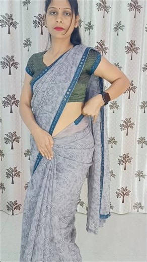 saree draping ✨#parfect #saree #pleats