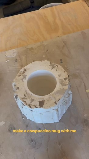 plaster cast process of a cowpuccino mug 🐄 :) | Cotta Ceramics