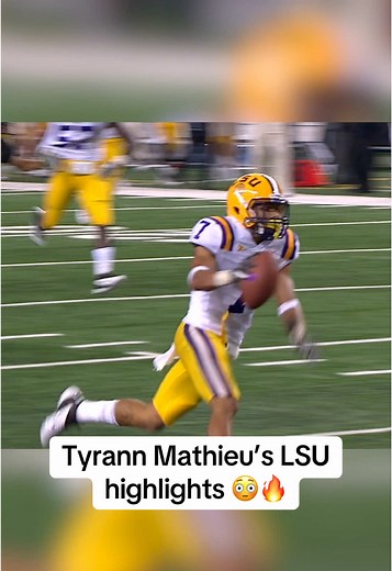 Tyrann Mathieu's Unforgettable LSU Football Highlights
