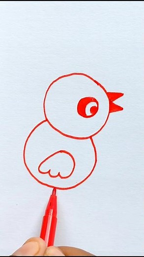 Learn the Secret Method to Draw a bird Like a Pro!Mind Blowing Bird Anyone Can Draw 💫😱 #kids #art