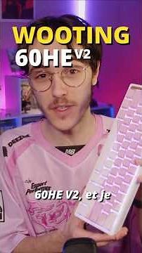 Je vous présente le Wooting 60HE V2, l'un des meilleurs claviers gaming pour des fps !!