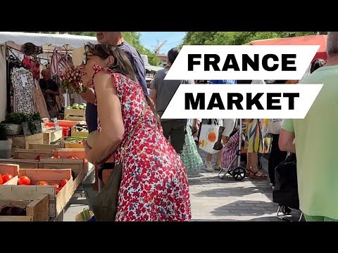 A Farmers Market in France Exploration: A Stroll Through Culinary Delights ~ Walking tour