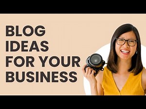 How I NEVER run out of blog post ideas as a photographer