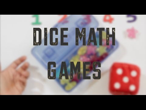 Dice Games - Preschool Math Activities