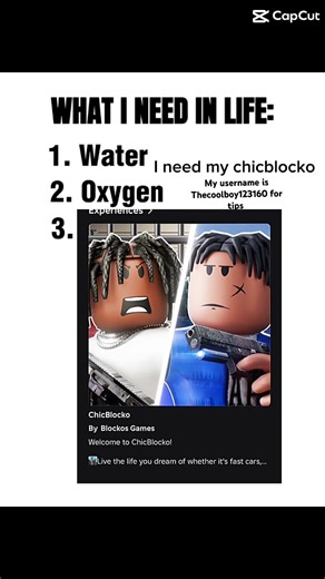 Chicblocko I need you for 13 years ok 👌