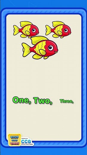 Number 5 for Kids 🐠🐟🐡 | Count Five Fish