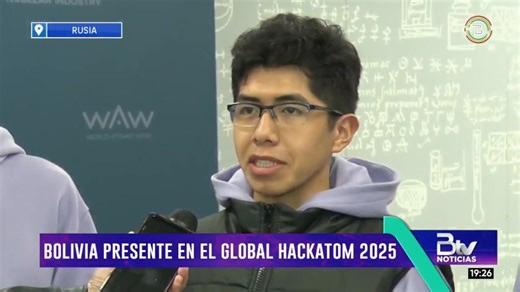  #Bolivia presente en el Global Hackatom 2025 en Rusia  Conoce a los jóvenes que representan al país en esta competencia internacional de innovación y tecnología. . . #BTVInforma | Bolivia Tv Oficial | Facebook