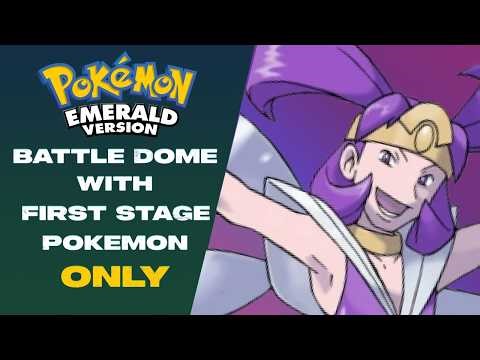 Can You Beat Pokemon Emerald's Battle Dome With First Stage Pokemon