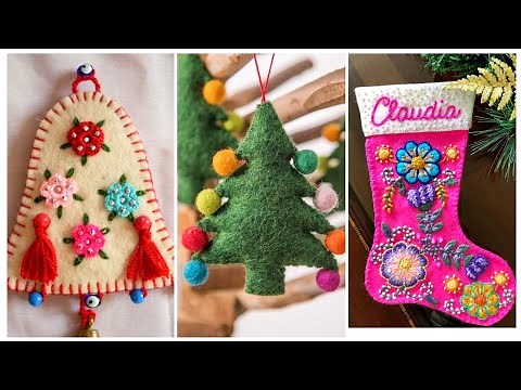 🎄Fleece & Felt Christmas Ornaments 🎨 Crafts 🎁 | DIY Handmade Holiday Felt Crafts✨