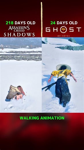 Snow Impact Physics | Shadows vs Yotei ❄️