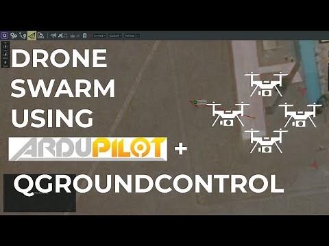 21 Drone Swarm with Ardupilot and QGroundControl