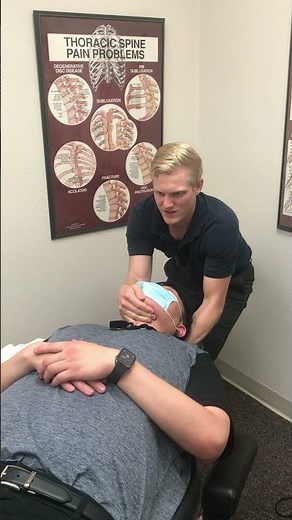 Manual Y-Strap Chiropractic Adjustment