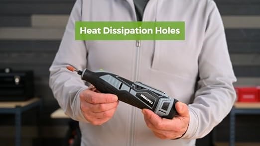 WORKPRO 12V Cordless Rotary Tool Kit with 114 Accessories