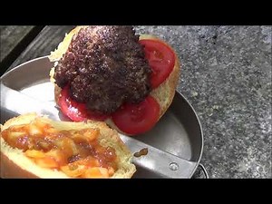 U.S. G.I. Mess Kit Cooking Burgers