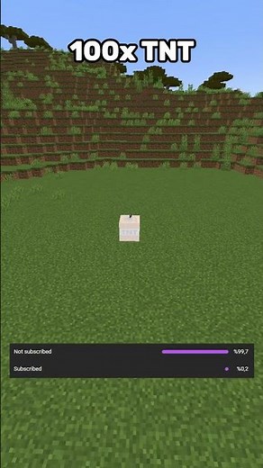 100x TNT Explosion #minecraft