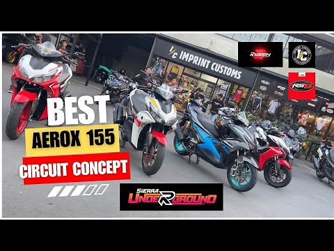 AEROX155 V2 2024 CIRCUIT CONCEPT | STREET LEGAL WITH SIERRA UNDERGROUND | RYZEN HELMET PHILIPPINES