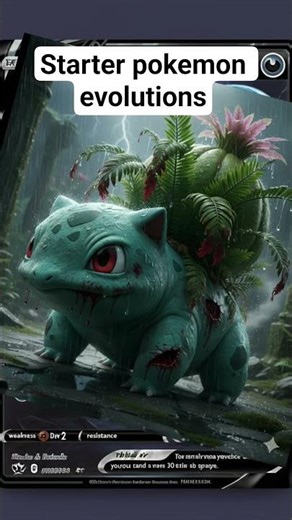 3 Starter pokemons and their evolutions!!