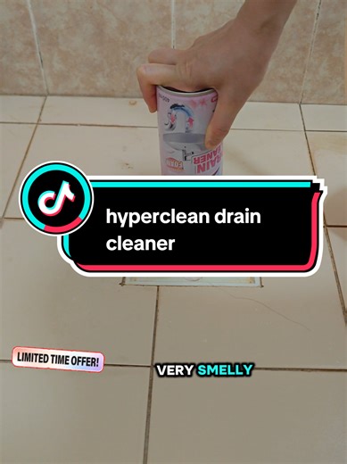Eliminate Smelly Drains with Hyperclean Antibacterial Cleaner