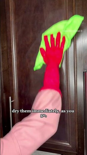 How To Clean Wood Cabinets... Correctly!