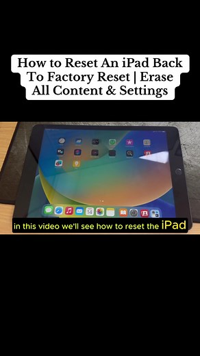 How to Reset Your iPad to Factory Settings Easily