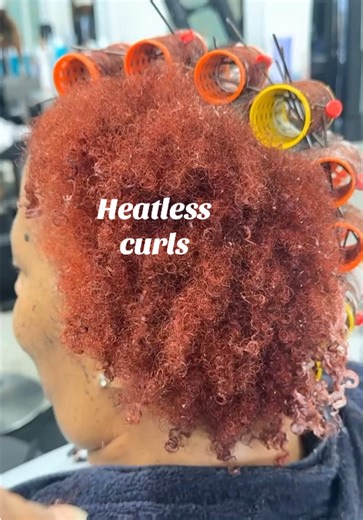 Heatless Roller Set Curls for Short Hair