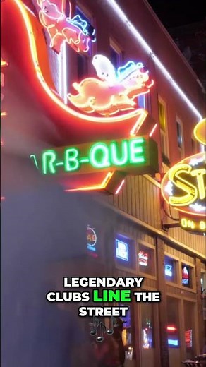 Memphis Music Scene: Beale Street Blues & Elvis #shorts