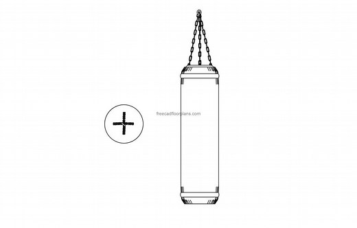 Punching Bag - Free CAD Drawings