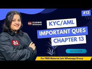 IIBF Kyc aml | Most Important Questions & Mcq's #13