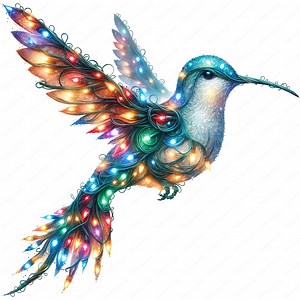 Festive Christmas Light Clipart Bundle: Holiday Art (digital Download) - Etsy